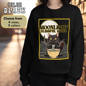 クルーネックスウェットシャツ-Moonlight-ramen